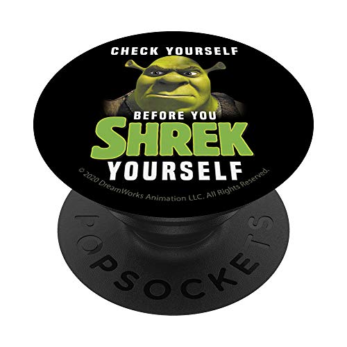 Shrek Check Yourself Before You Shrek Yourself PopSockets PopGrip: Swappable Grip for Phones & Tablets