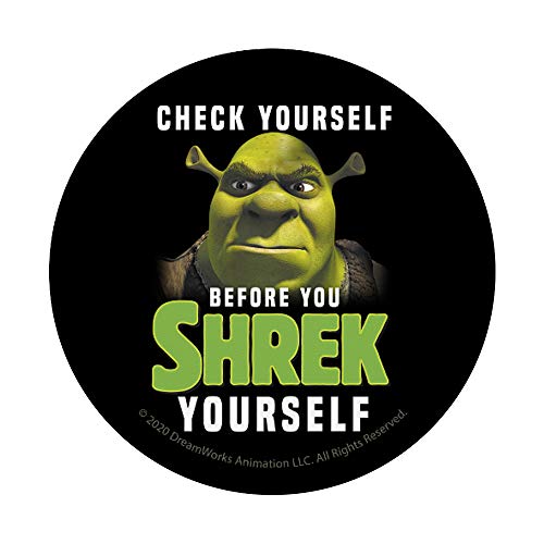 Shrek Check Yourself Before You Shrek Yourself PopSockets PopGrip: Swappable Grip for Phones & Tablets