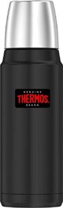 thermos stainless steel vacuum insulated double wall bottle black 16 ounce