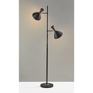 Adesso 3488-01 Arlo Tree Lamp, 67.25 in, 2 x 60W (Not Included), Black, 1 Floor Lamp