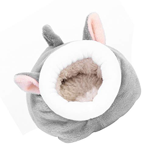 POPETPOP Hamster Snuggle Sack - Rat Hamster House Bed Winter Warm Fleece Small Pet Chinchilla Bed House Cage Nest Hamster Accessories