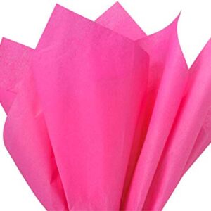 Feronia packaging Hot Pink Tissue Paper Squares, Bulk 10 Sheets, Premium Gift Wrap and Art Supplies for Birthdays, Holidays, or Presents, Large 15 Inch x 20 Inch Made in USA