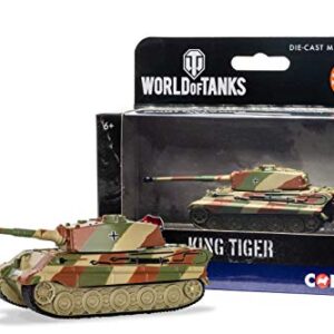 Corgi Diecast World of Tanks King Tiger Tank with in Game Codes Military Fit The Box Scale Model WT91207 Camouflage