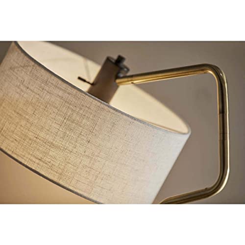 Adesso 4157-21 Jacob Table Lamp, Antique Brass