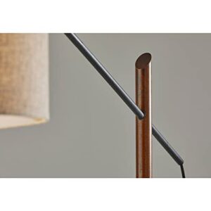 Adesso Ethan Arc Home Office Lamp, Black