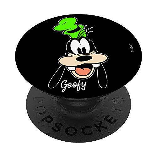 Disney Mickey And Friends Goofy Big Face Signature PopSockets Swappable PopGrip