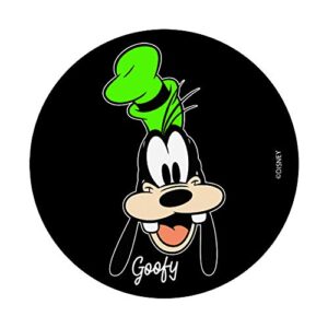 Disney Mickey And Friends Goofy Big Face Signature PopSockets Swappable PopGrip