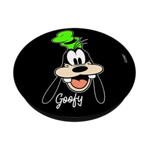 Disney Mickey And Friends Goofy Big Face Signature PopSockets Swappable PopGrip