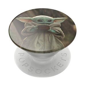 ​​​​popsockets phone grip with expanding kickstand, popsockets for phone - star wars - the child cup