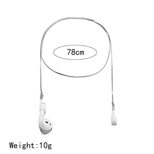 Holibanna Wireless Headset Compatible for Airpods Chain Strap Earphone Anti Lost Sweater Chain Necklace Sports Neck Around Cord Compatible with Wireless Earphone () Beauty Tools + Accessories