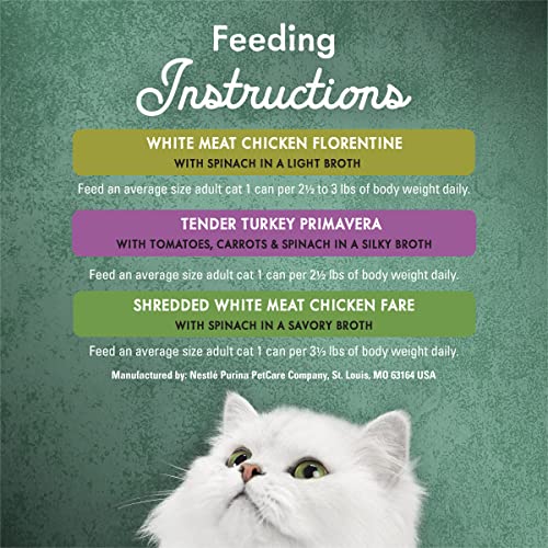 Purina Fancy Feast Medleys Poultry Collection Wet Cat Food Variety Pack - (30) 3 oz. Cans