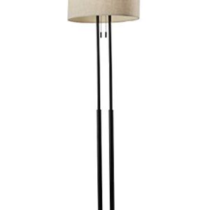 Adesso 4016-26 Duet Floor Lamp, Antique Bronze