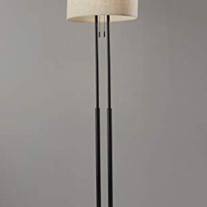 Adesso 4016-26 Duet Floor Lamp, Antique Bronze