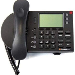 ShoreTel ShorePhone IP 230G Phone with New Handset & Cables - Black (Renewed)