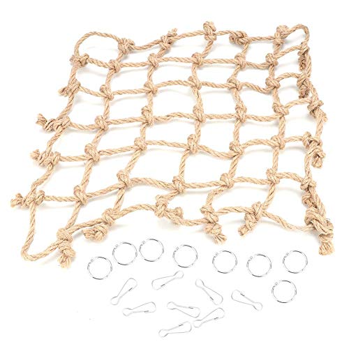 Bird Climbing Net, Climbing Cotton Rope Net Hanging Bird Climbing Rope Ladder Perch Climb Toy Bird Chew Toy