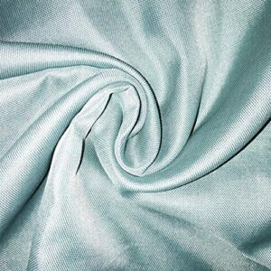 sujuan 79 by 59 inches silver fiber fabric rf/emi/emf/lf blocking/shielding anti conductive stretch fabric suit for making pregnancy clothes, curtains, sheets, pillow, etc(green)