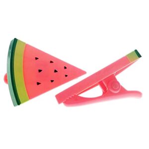 c&h solutions watermelon style beach towel clips jumbo size for beach chair, cruise beach patio, pool accessories for chairs, household clip, baby stroller.