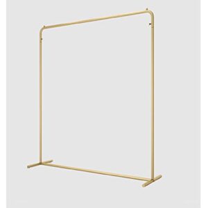 Iron Continental Clothes Rail,Fashion Elegant Garment Rail,Durable/Golden / 150cm