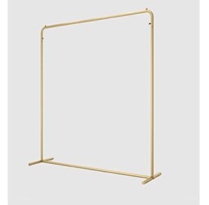 iron floorstanding hanging carboot display rail,european clothes rail,shelf the mall,solid/golden / 150cm