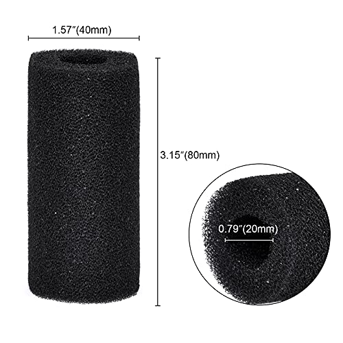 Dannisly 4PCS Aquarium Pre-Filter Foam Sponge Roll Large - Intake Filter Sponge for Aquarium Fish Tank