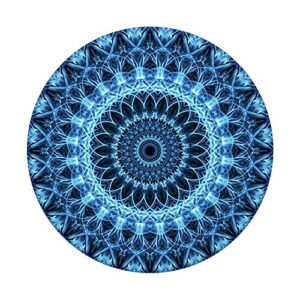 Blue Mandala Pop Mount Socket Cute Designed Divine Mandala PopSockets PopGrip: Swappable Grip for Phones & Tablets