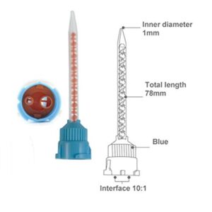 Dental Mixing Tips HP Blue-Orange (49 Tips)