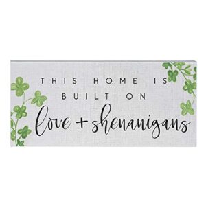 simply said, inc inspire boards love & shinanigans, 12x5.5 in wood sign isb1294