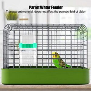 Bird Water Feeder, No Mess Parrot Feeder Parakeet Waterer Cockatiel Cage Accessories Bird Water Feeder Dispenser