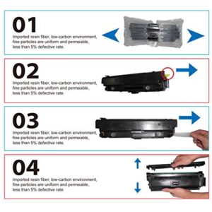(4 Black Pack) TG Imaging Compatible CF283A Toner Cartridge Use for HP 83A CF283X Pro M201 MFP M125 M127 M225 Toner Printer