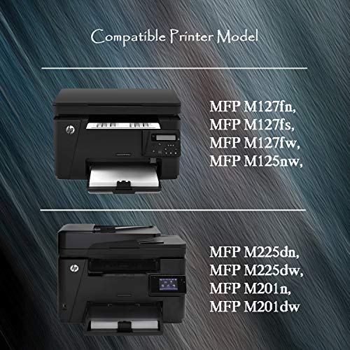 (4 Black Pack) TG Imaging Compatible CF283A Toner Cartridge Use for HP 83A CF283X Pro M201 MFP M125 M127 M225 Toner Printer
