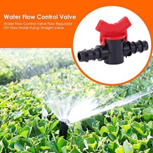 DGZZI Barbed Ball Valve 4PCS 1/2-Inch ID In-Line Ball Valve Shut-Off Switch with Hose Barb for Drip Irrigation and Aquariums