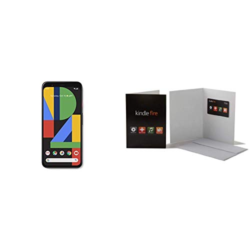 Google Pixel 4 XL- Just Black - 64GB - Unlocked with Amazon.com $200 Gift Card in a Greeting Card