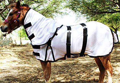 58" Miniature Weanling Donkey Pony Horse Foal FlySheet Summer Sheet White 51809