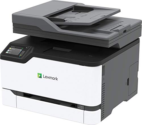 Lexmark MC3426adw Color Laser Multifunction Product with Print, Copy, Fax, Scan and Wireless Capabilities, Plus Full-Spectrum Security and Print Speed up to 26 ppm* (40N9360), White, Small
