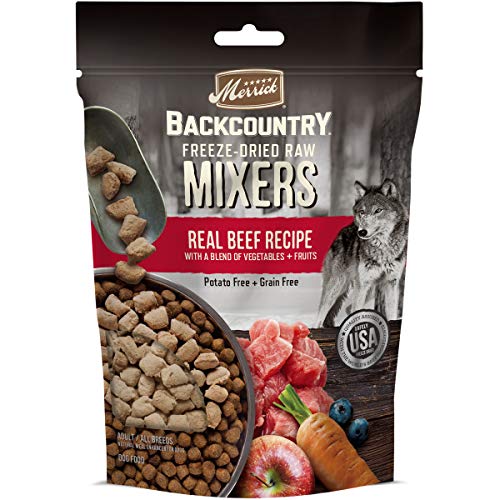 Merrick Backcountry Freeze Dried Raw Grain Free Dry Dog Food Meal Mixers with Real Meat 12.5 Ounce (Pack of 1)