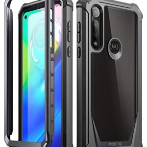 Poetic Guardian Series Case for Moto G Power (2020), [Not Fit 2021 Version & MOTO G8 POWER (INTERNATIONAL VERSION)] Full-Body Hybrid Shockproof Bumper Cover with Built-In-Screen Protector, Black/Clear