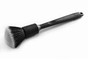 maxshine ever so soft (ess) detailing brush – excellent elastic memory, bend recovery, quality rubber handle, gently removing dirt & dust, no scratches, 10.3(l) x 1.75(w)