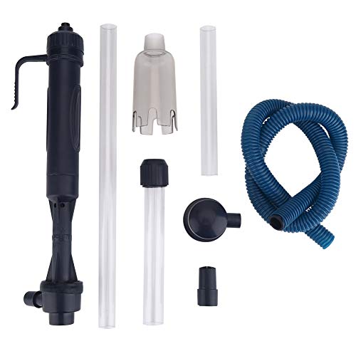 Keenso Electric Aquarium Gravel Cleaner, Automatic Fish Tank Cleaning Tools Gravel Vacuum for Aquarium, Suitable for Change Water Wash Sand Water Filter and Water Circulation