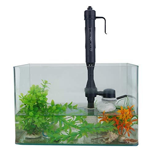 Keenso Electric Aquarium Gravel Cleaner, Automatic Fish Tank Cleaning Tools Gravel Vacuum for Aquarium, Suitable for Change Water Wash Sand Water Filter and Water Circulation