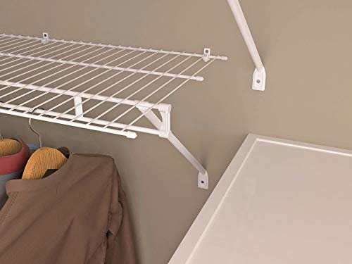 ClosetMaid 21955 Pre-Loaded 10.63-Inch Anchors for Wire Shelving, 3000-Pack, White