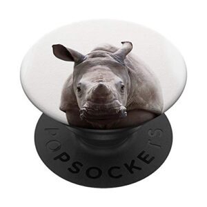 cute rhino art popsockets grip and stand for phones and tablets