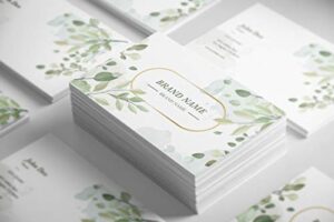 premium custom business cards 250 cards elegant shimmering metallic paper 3.5x2 inches customizable design with luxurious soft texture