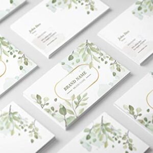 Premium Custom Business Cards 250 cards Elegant Shimmering Metallic Paper 3.5x2 inches Customizable Design with Luxurious Soft Texture