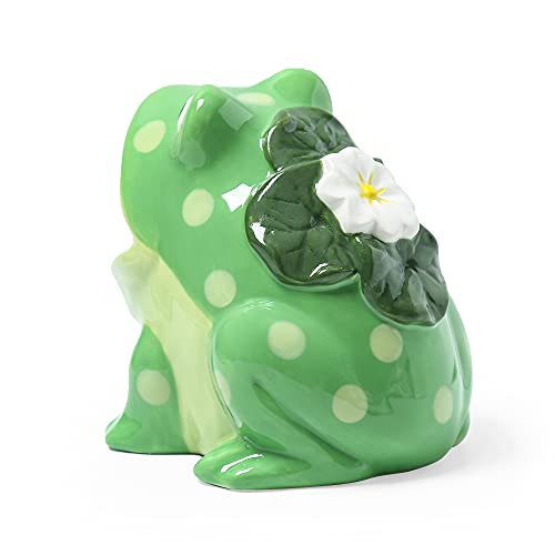 Ceramic Kitchen Scrubby Sponge Holder, Art Frog Collection, Adorable Home & Kitchen Decor