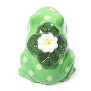 Ceramic Kitchen Scrubby Sponge Holder, Art Frog Collection, Adorable Home & Kitchen Decor