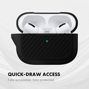 LAUT - Capsule IMPKT for AirPods Pro | Ultra Tough | Carabiner Included • Slate