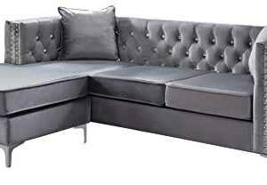 Glory Furniture Sofa Chaise, GRAY