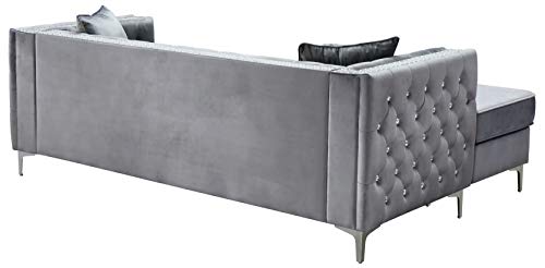 Glory Furniture Sofa Chaise, GRAY