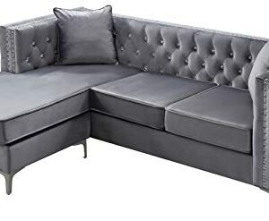 Glory Furniture Sofa Chaise, GRAY