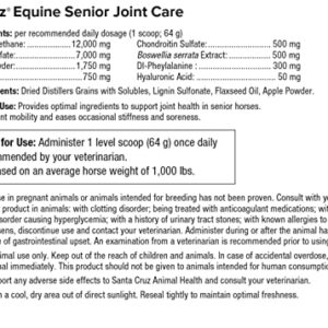 UltraCruz Equine Senior Joint Supplement for Horses, 4 lb, Pellet (28 Day Supply)